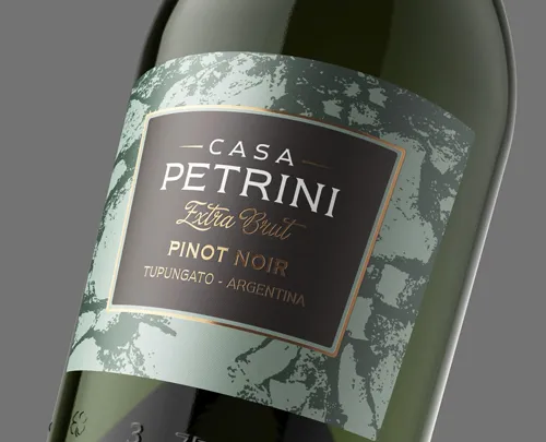 Casa Petrini Extra Brut. 100% Pinot Noir. Tupungato, Mendoza - Argentina