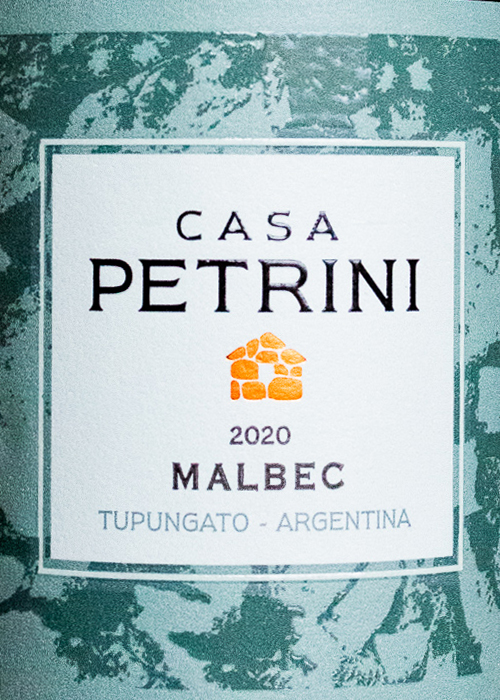 Casa Petrini Talud. Blend de Río. 80% Malbec, 15% Tannat, 5% Petit Verdot. Tupungato, Mendoza - Argentina